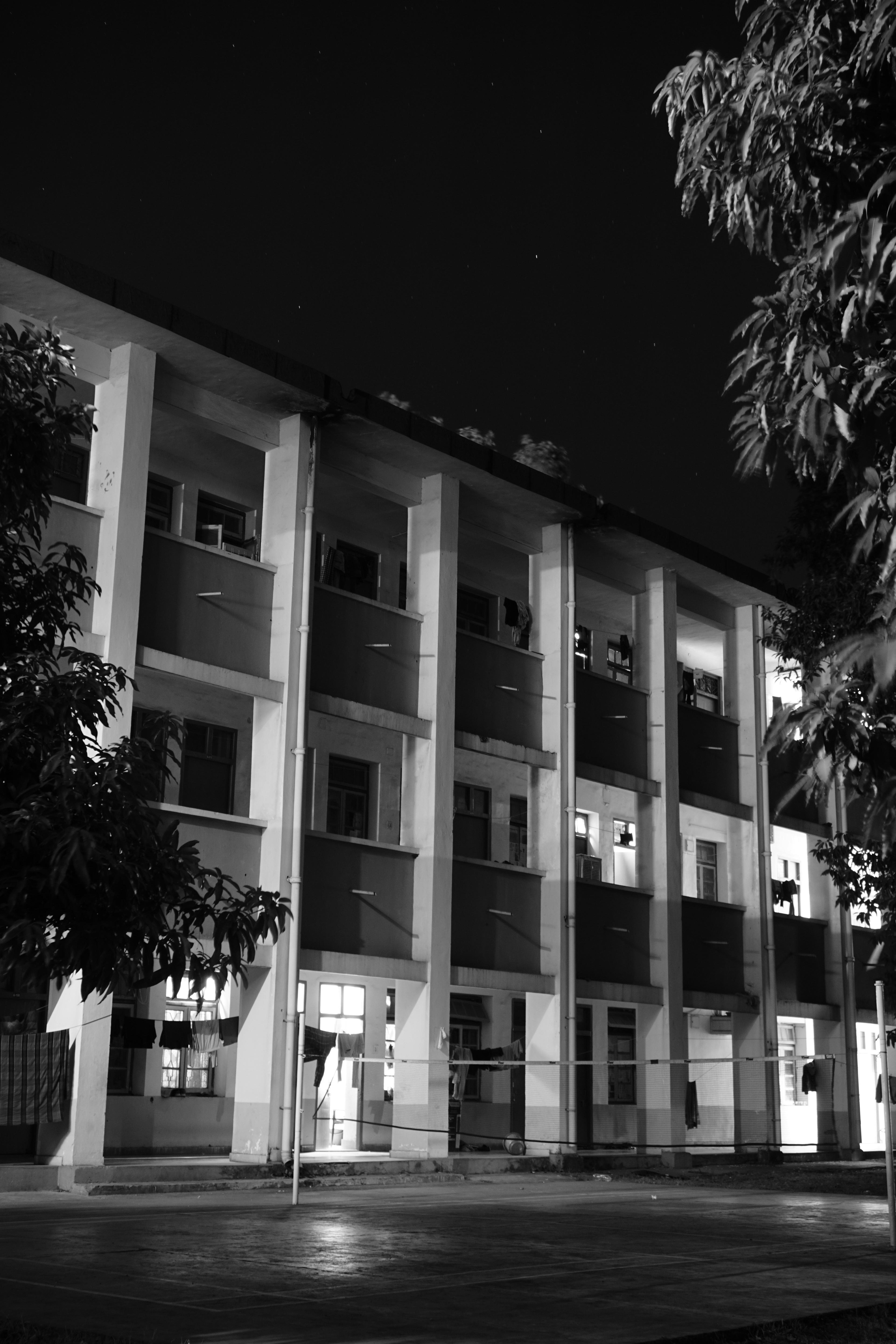 Study-friendly hostel space with modern amenities